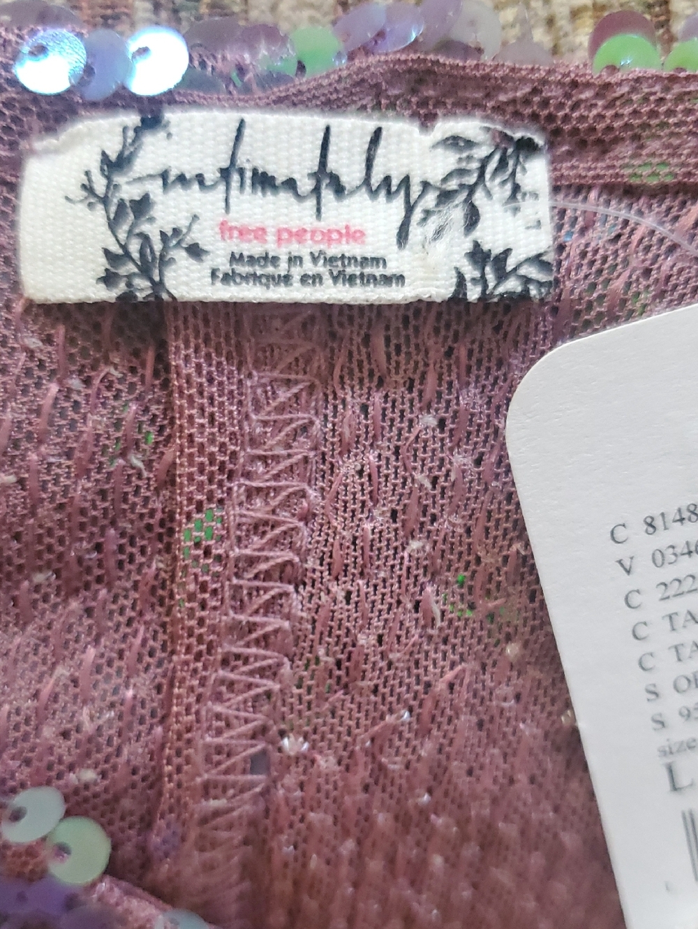 Free People Intimately Late Last Night Tee/Taupe Combo - Picture 11 of 12